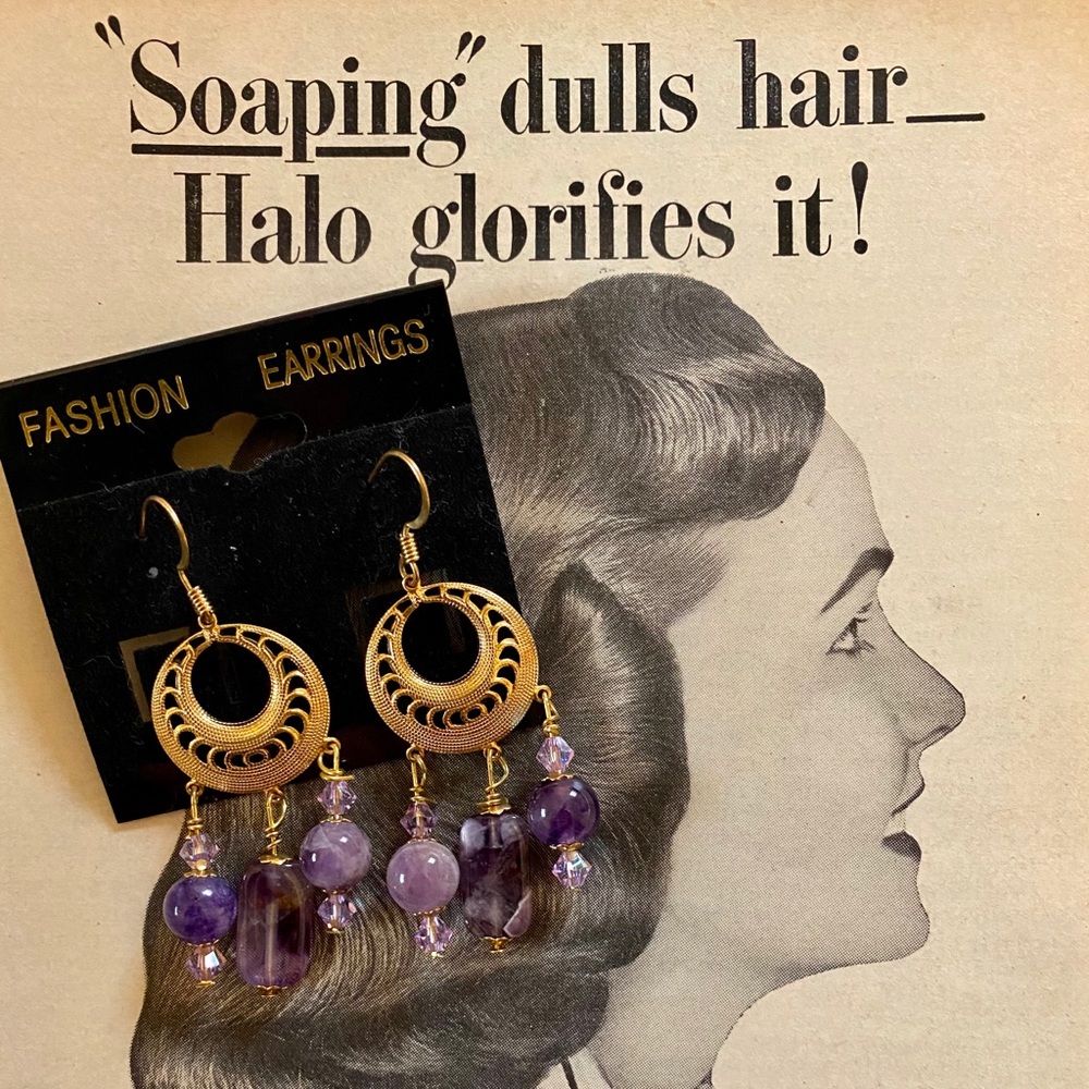 Artisan earrings 🖤
